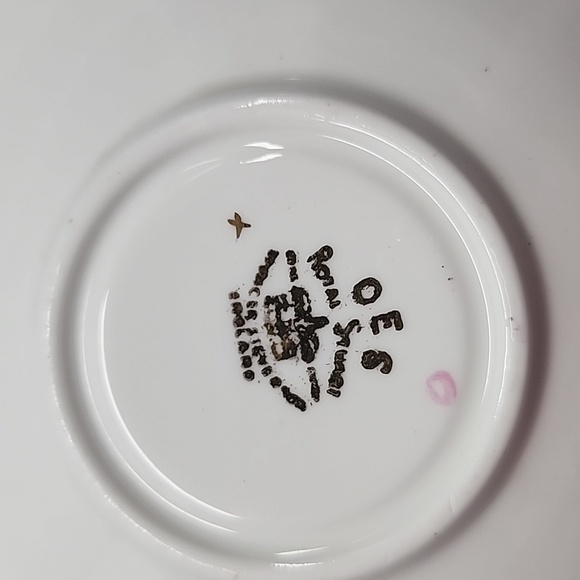 Vintage Royal Stuart Spencer Stevenson Eastern Star Rose Bouquet Cup Saucer Set - Picture 5 of 7